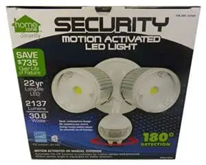 Home Zone 64321 LED Outdoor Security Floodlight