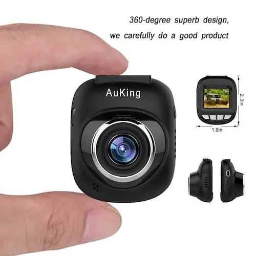 AuKing Mini Dash Cam with Full HD