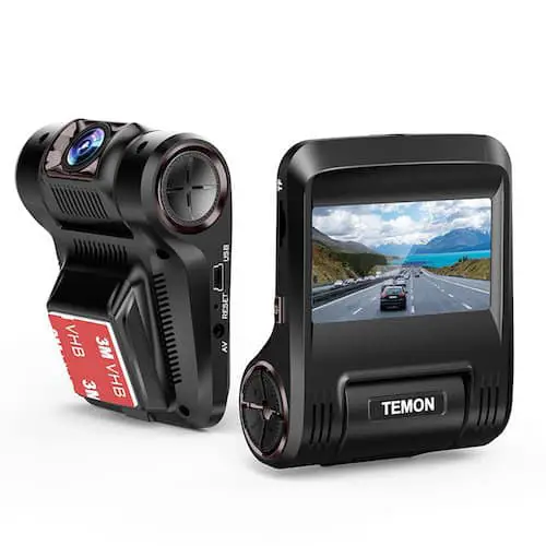 TEMON Dash Cam + DVR Recorder with Sony Sensor
