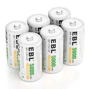 EBL Rechargeable C Batteries