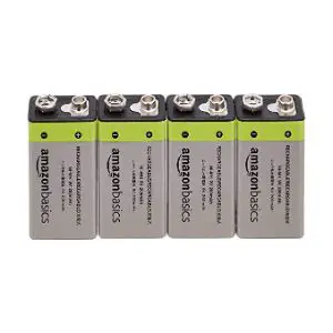 AmazonBasics 9V Cell Rechargeable Batteries