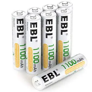 EBL AAA Ni-MH Rechargeable Batteries 