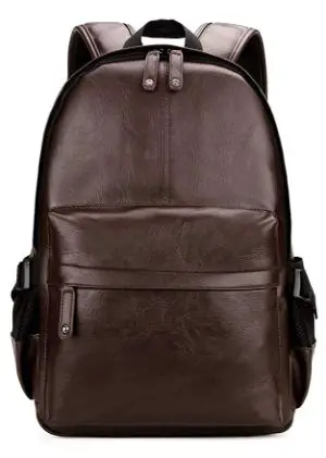 Kenox Vintage PU Leather Laptop Backpack