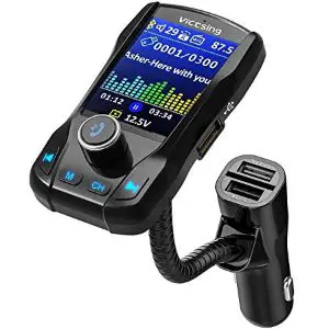 VicTsing 1.8" Color Display Bluetooth FM Transmitter for Car